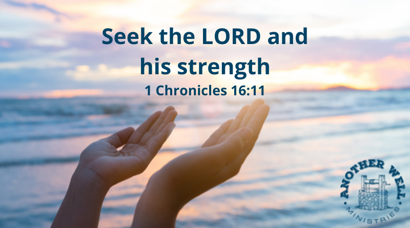 Seek the Lord and his strength