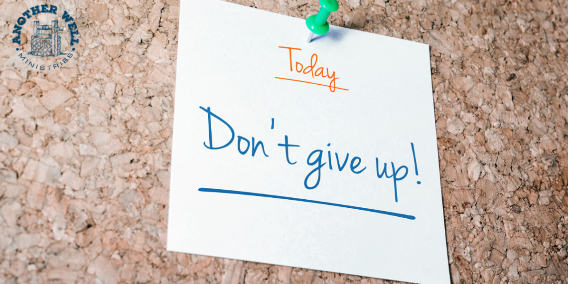 It is not time to give up now!