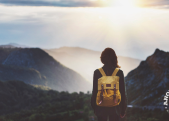 Looking back over the valley