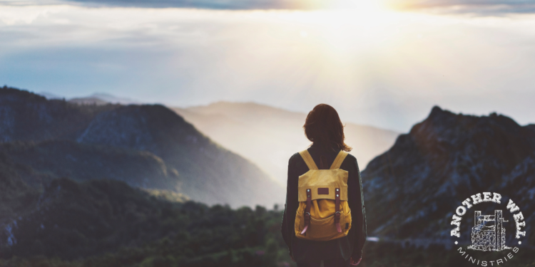 Looking back over the valley